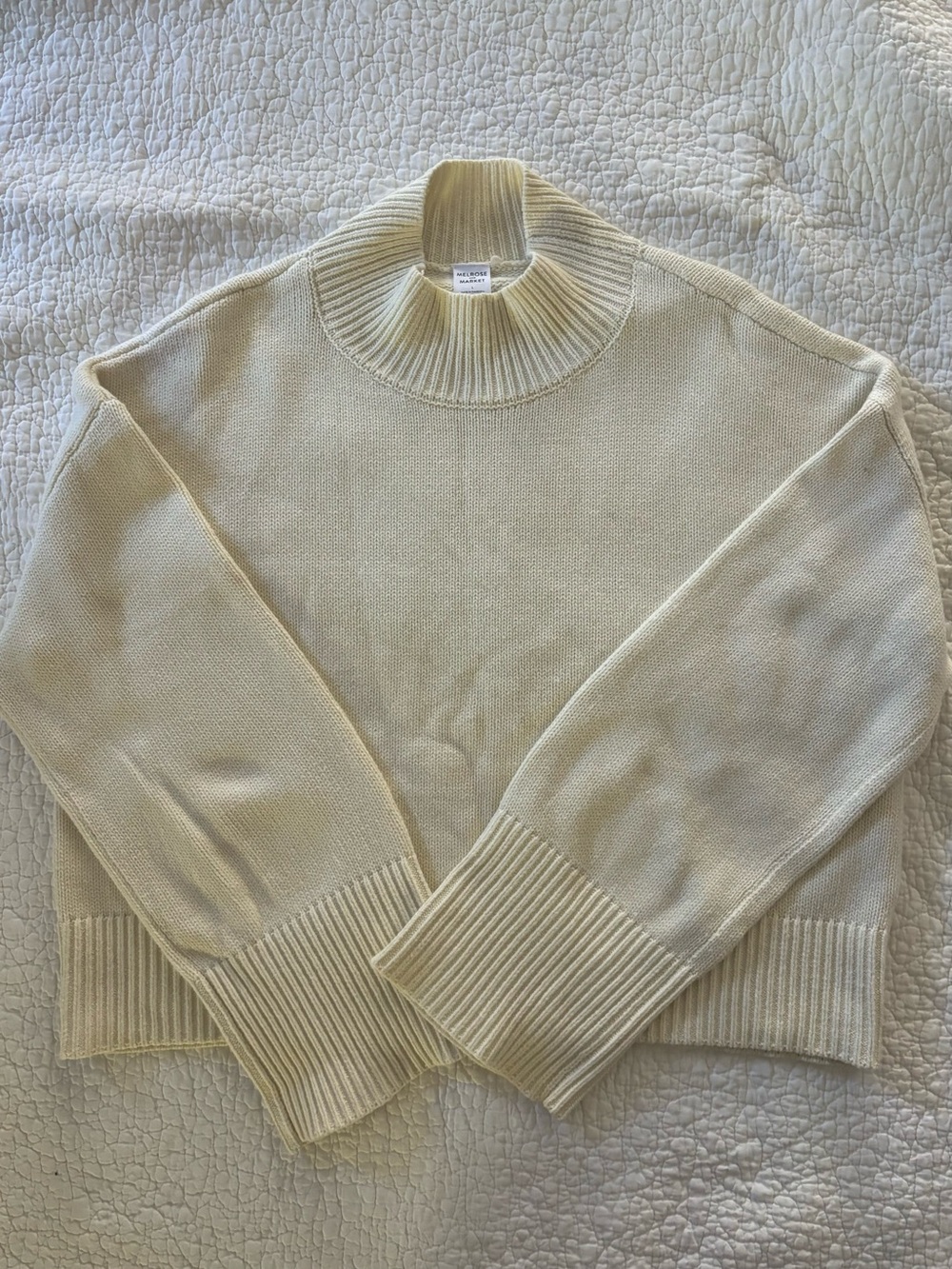 bp Soft Yellow Crewneck Sweater